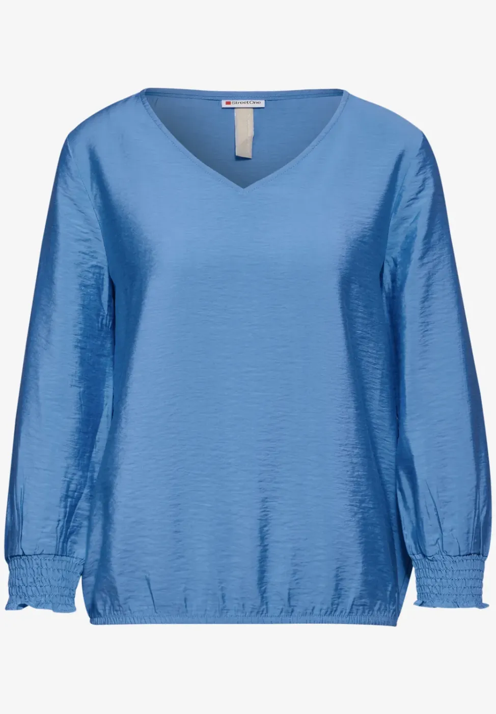Blouse met smokdetail