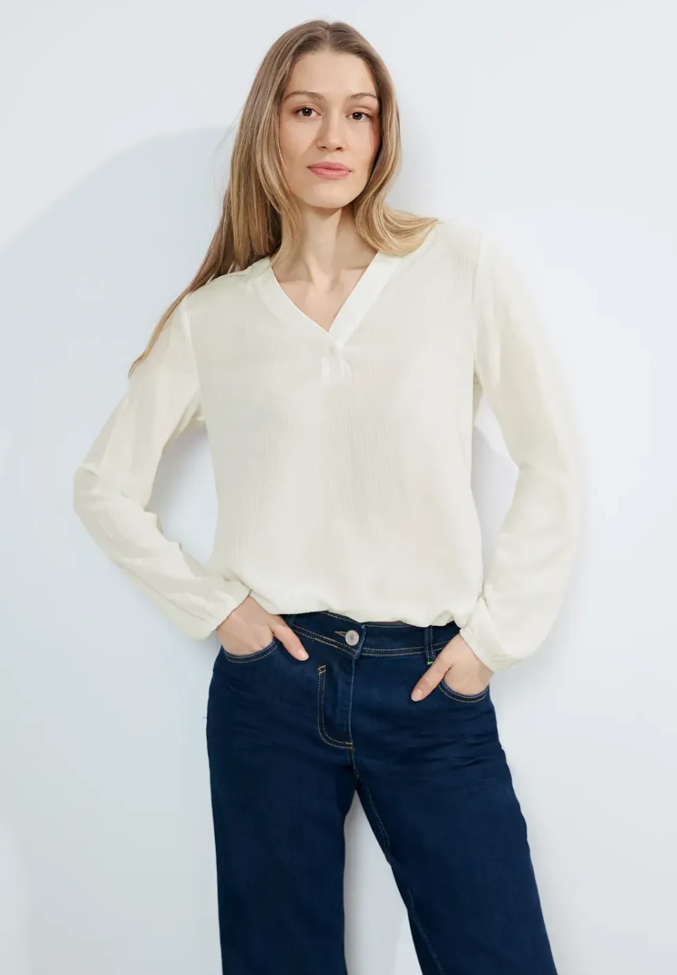 Blouse met structuur