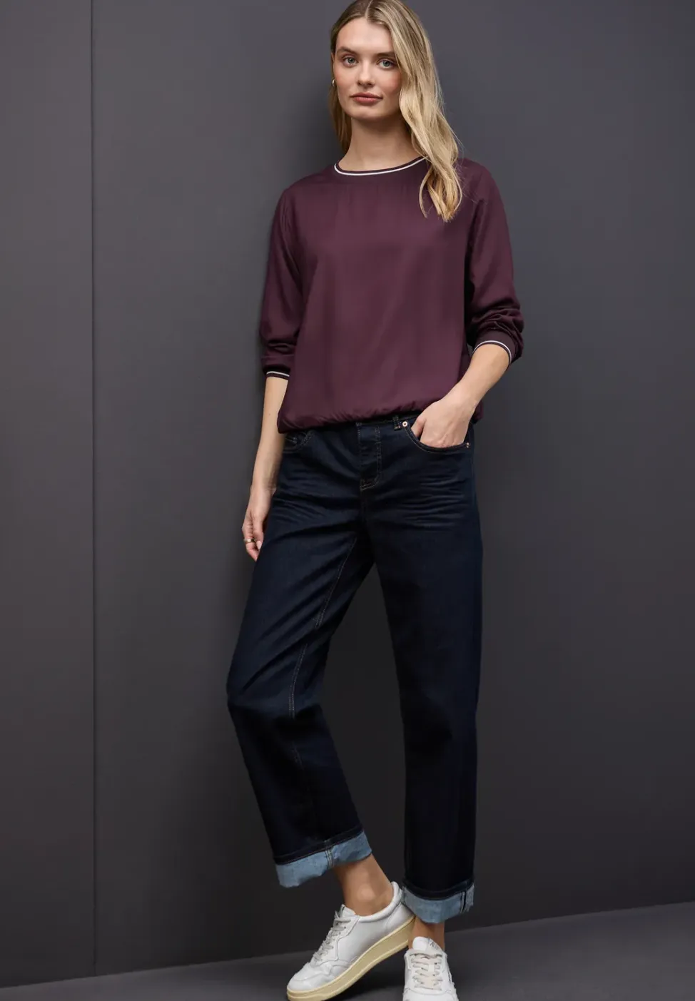 Blouse met tape details