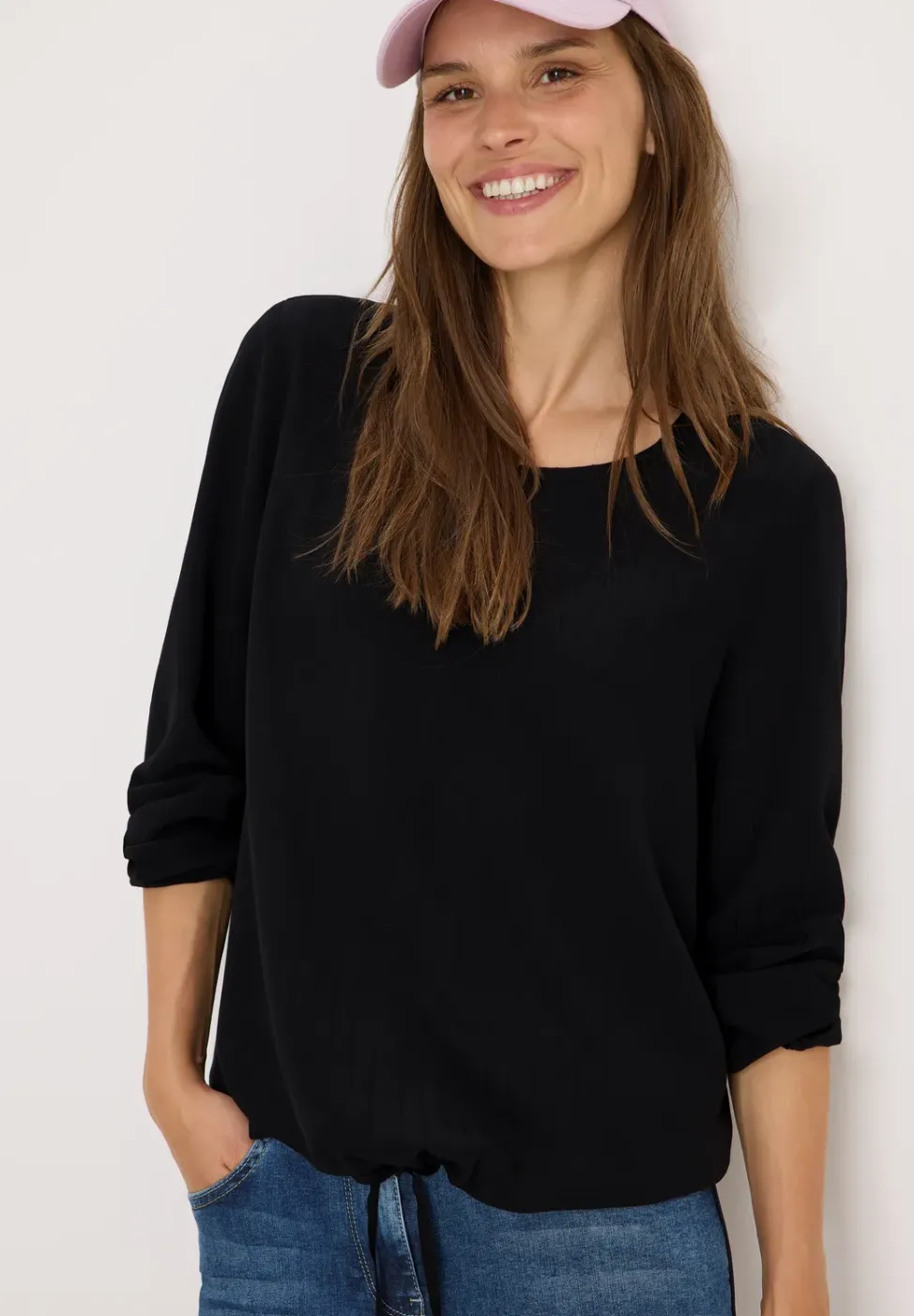 Blouse met trekkoord