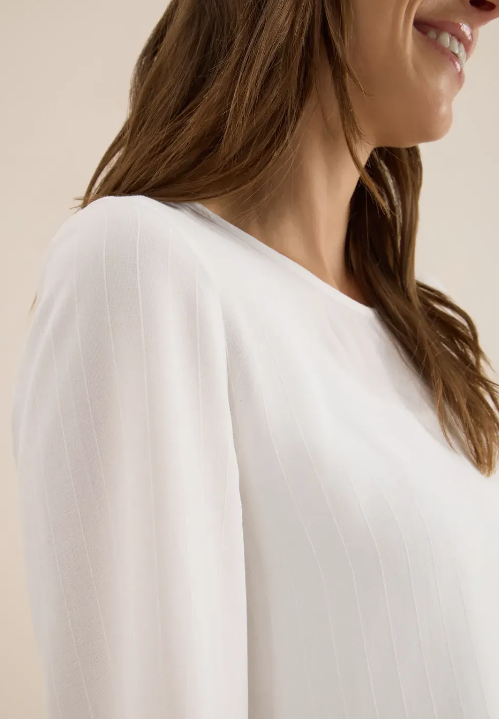 Blouse met trekkoord