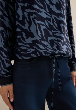 Blouse met trekkoord