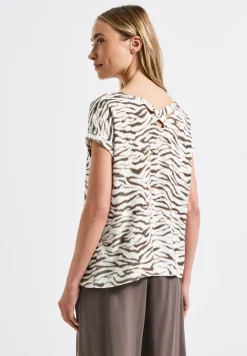 Blouse met uitsnijding aan de achterkant