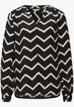 Blouse met zigzagpatroon