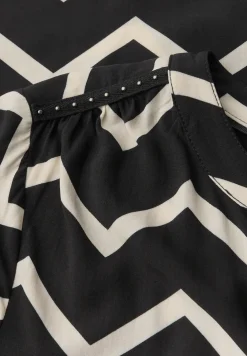 Blouse met zigzagpatroon