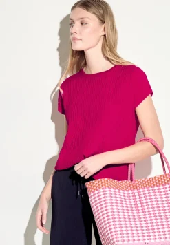 Blouseshirt met structuur