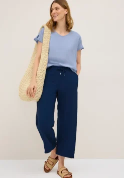 Blouseshirt in effen kleur