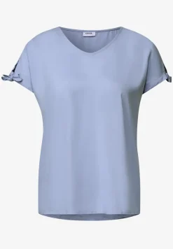 Blouseshirt in effen kleur