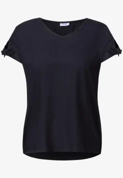 Blouseshirt in effen kleur