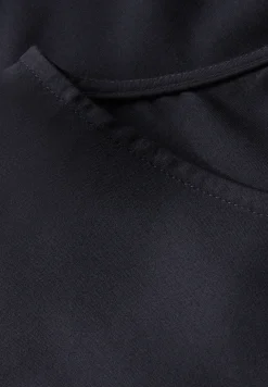 Blouseshirt in effen kleur