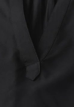 Blouseshirt in effen kleur