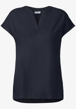 Blouseshirt in effen kleur