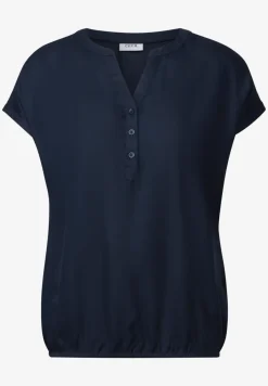Blouseshirt in effen kleur