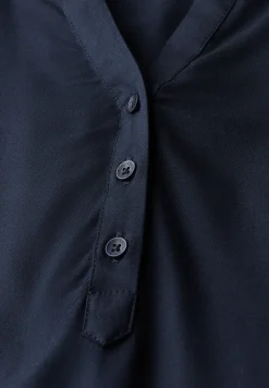 Blouseshirt in effen kleur