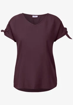 Blouseshirt in effen kleur