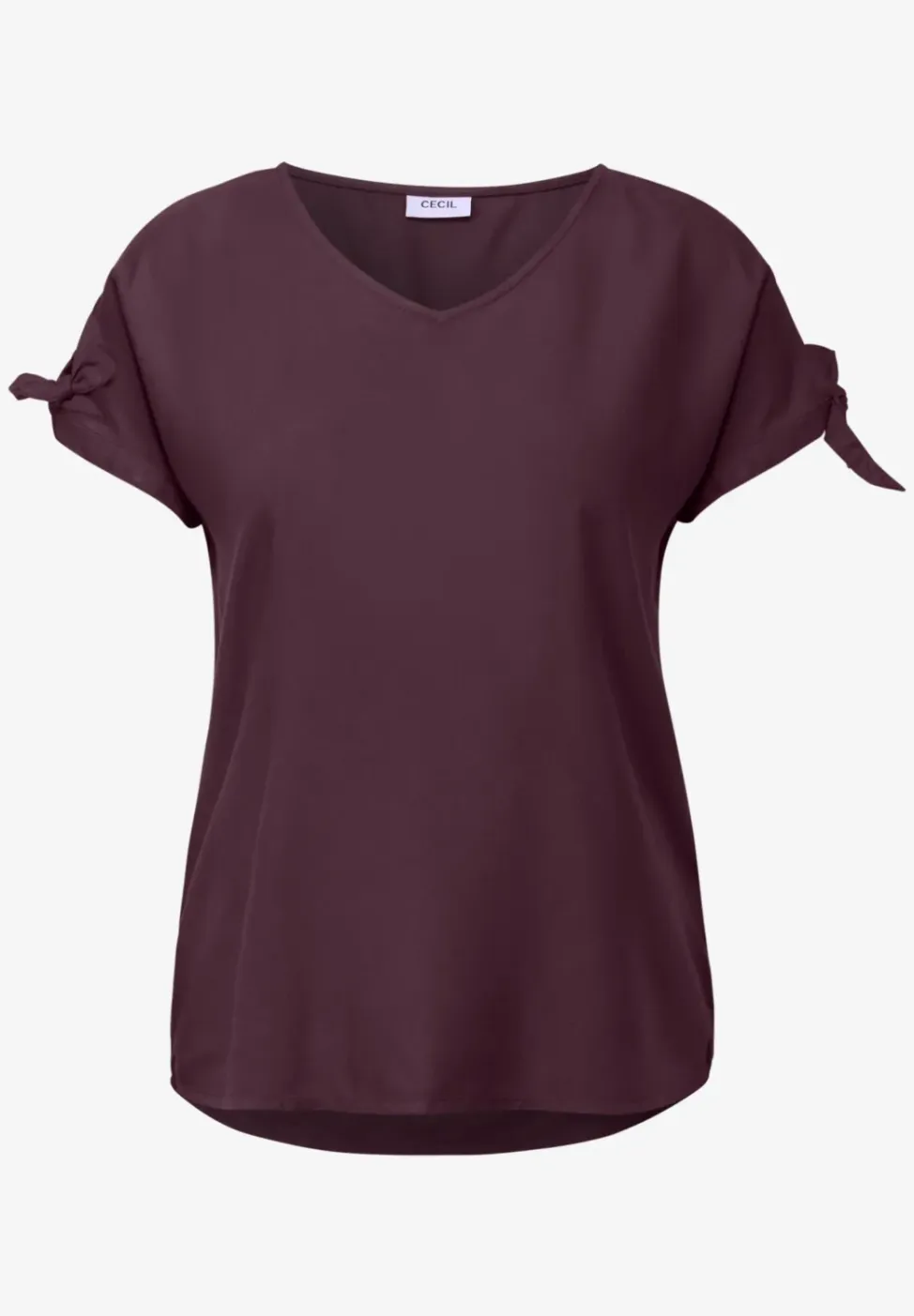 Blouseshirt in effen kleur