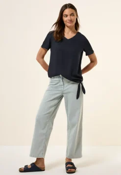 Blouse shirt met knoop