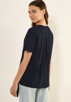 Blouse shirt met knoop