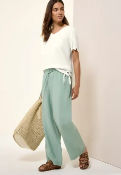 Blouse shirt met knoop