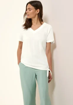 Blouse shirt met knoop