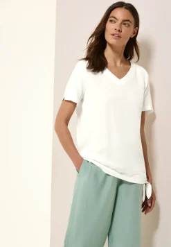 Blouse shirt met knoop