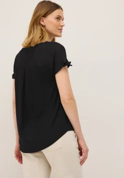 Blouse shirt met knoop