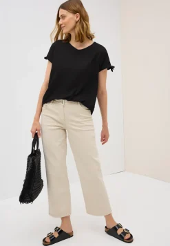 Blouse shirt met knoop