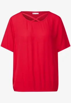 Blouse shirt met lintdetail