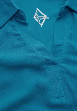 Blouse shirt met materiaalmix