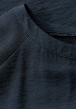 Blouse shirt met mesh detail