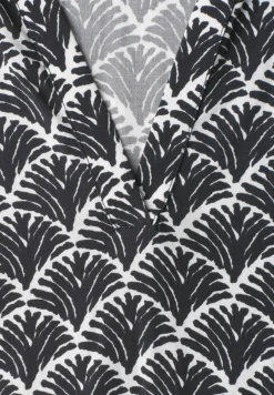 Blouseshirt met overhemdkraag en elastische zoom