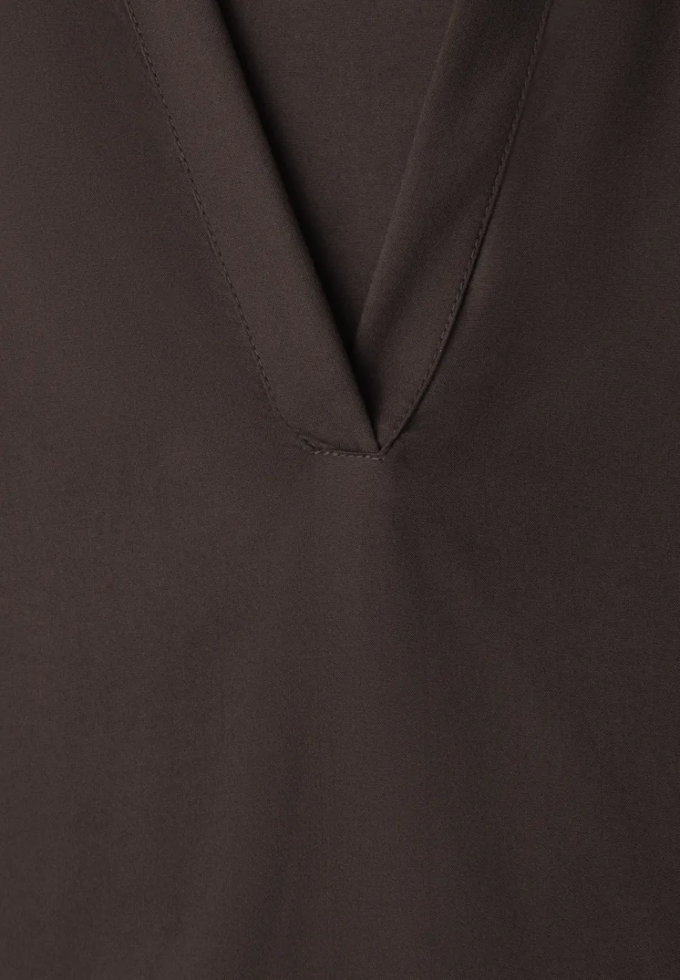 Blouseshirt met overhemdkraag en elastische zoom