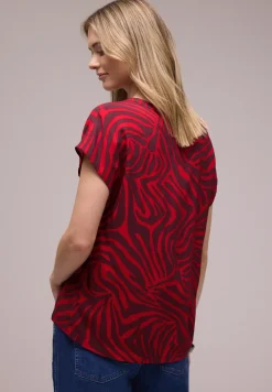 Blouse shirt met patroon