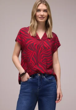 Blouse shirt met patroon