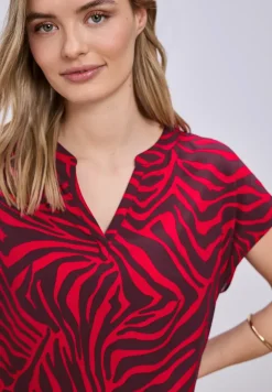 Blouse shirt met patroon