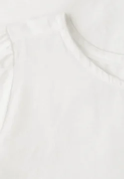 Blouseshirt met ronde hals en tapedetails