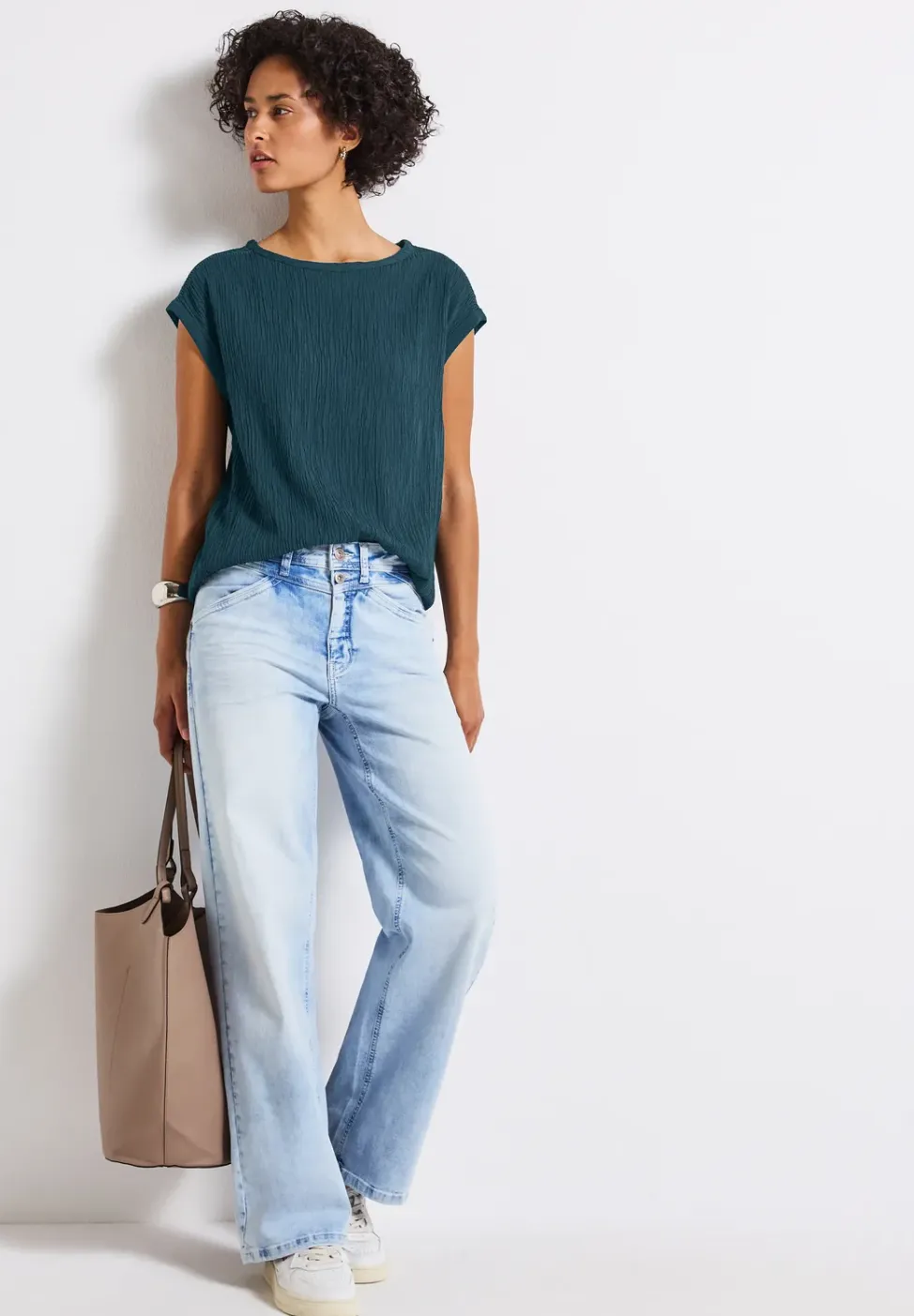 Blouse shirt met tape details