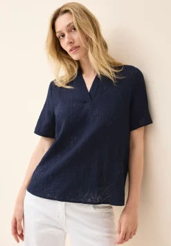 Blouse shirt met textuur