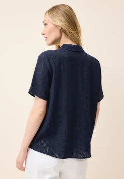 Blouse shirt met textuur