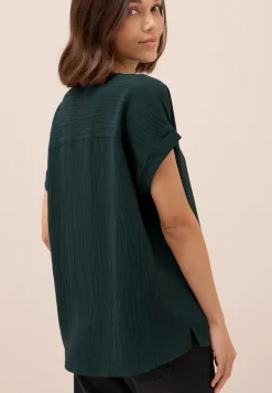 Blouse shirt met textuur