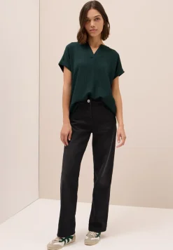 Blouse shirt met textuur