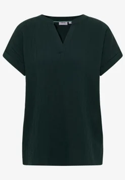 Blouse shirt met textuur