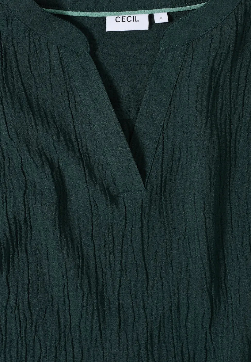 Blouse shirt met textuur