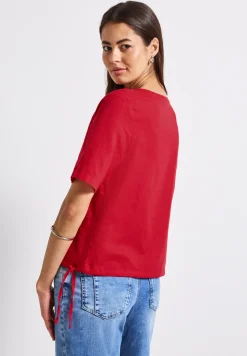 Blouse shirt met trekkoord