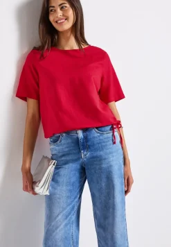 Blouse shirt met trekkoord