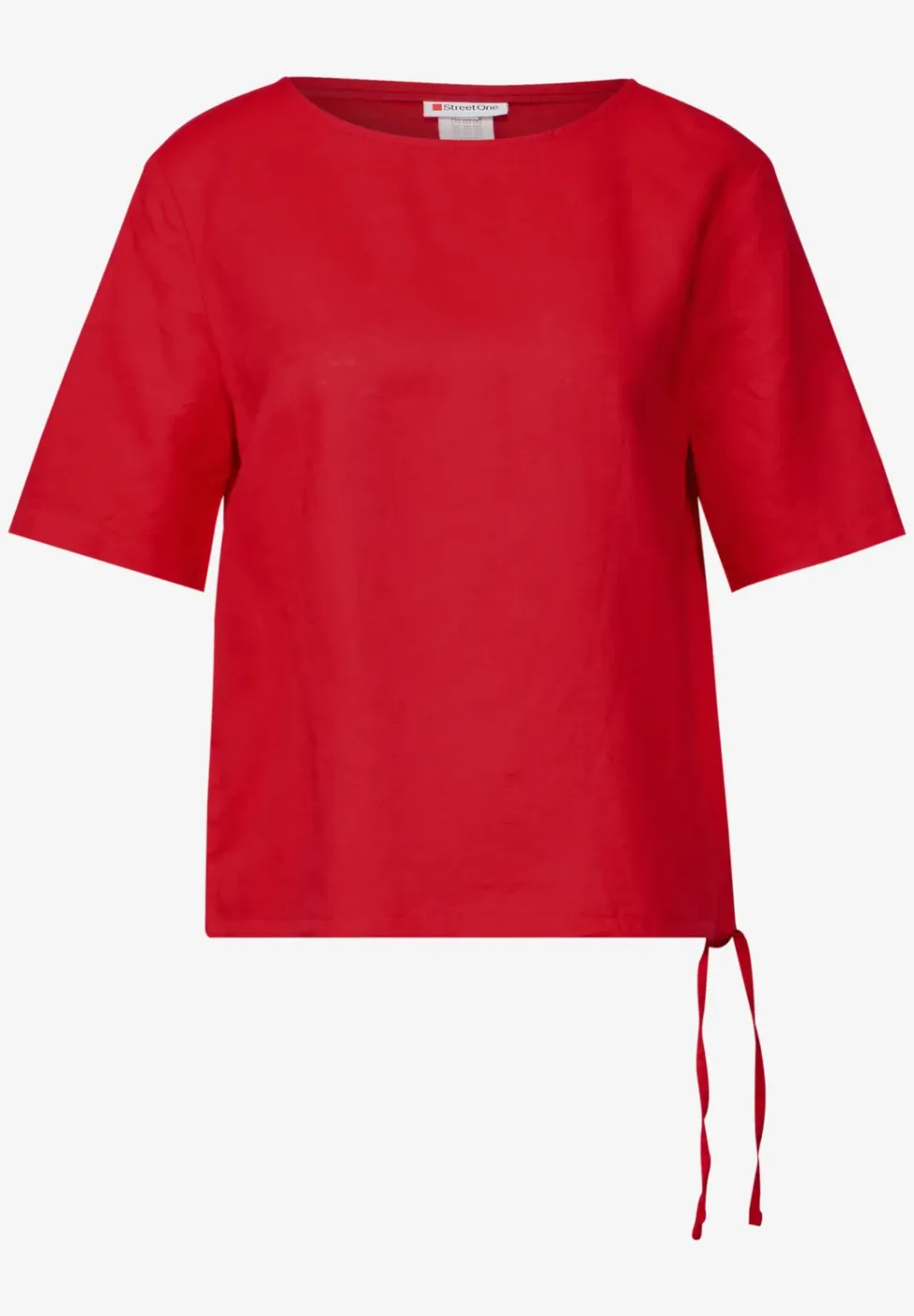 Blouse shirt met trekkoord