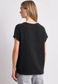 Blouse shirt van mousseline
