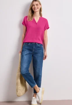 Blouse shirt van mousseline