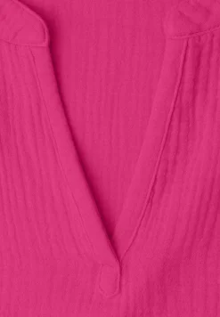 Blouse shirt van mousseline