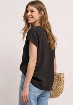 Blouse shirt van mousseline